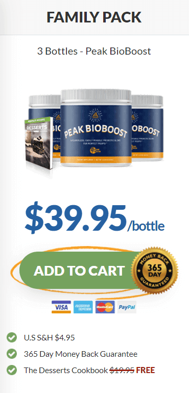 Peak BioBoost Pricing 2